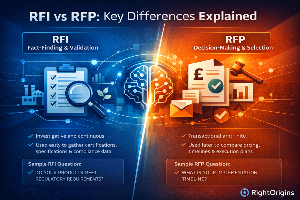 RFI vs RFP: key differences