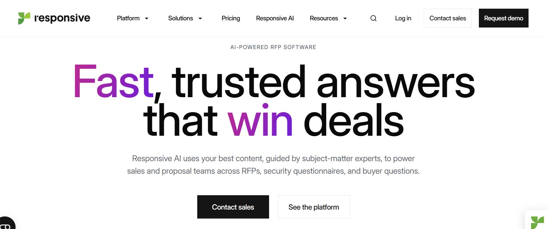 Responsive homepage image